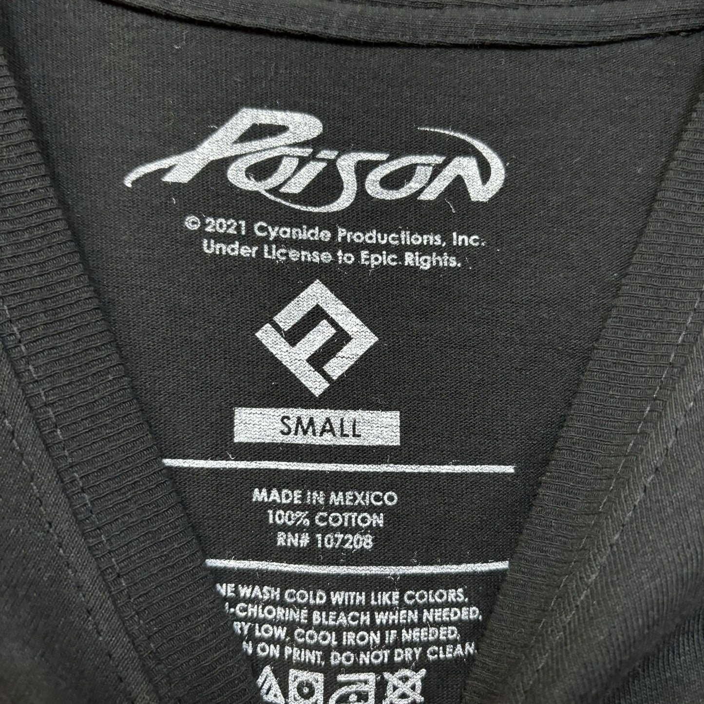 Poison Power to the People Heavy Metal Tee small