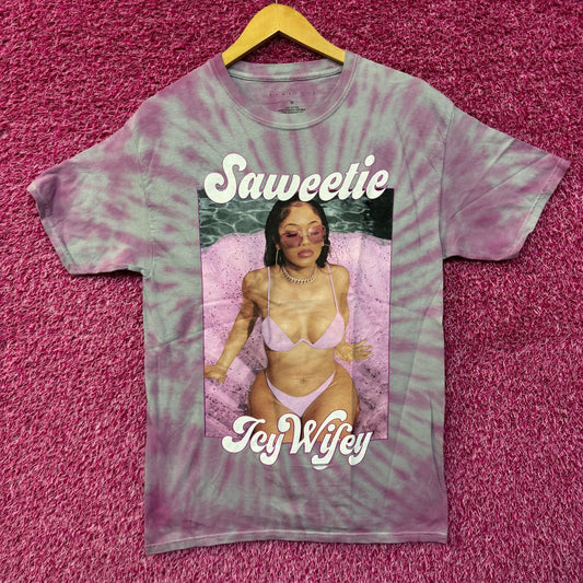Saweetie Icy Wifey ICY GRL High Maintenance Rap Tie Dye M