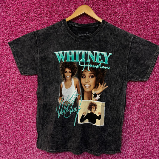 Whitney Houston Collage black tee size large