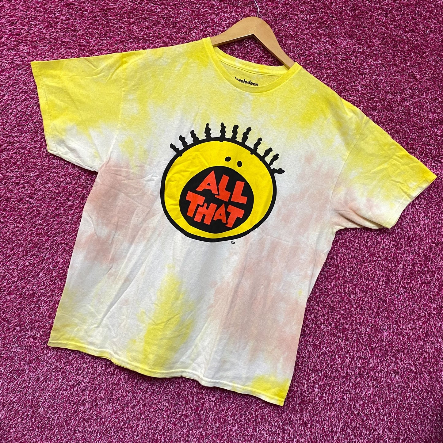 Nickelodeon Tie dye All that Tv Show Promo tie dye Tshirt size extra large