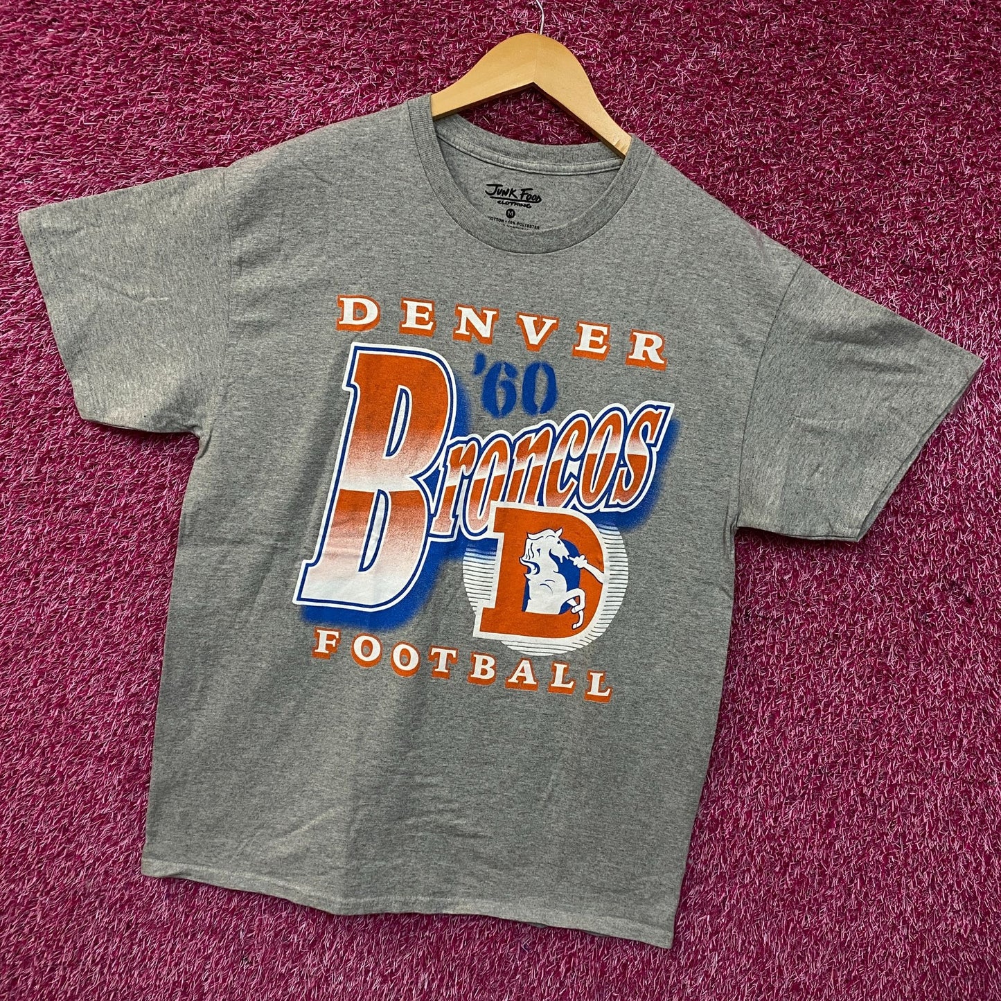 Junk Food Clothing Denver Broncos Bootleg Flea Market Tee Medium
