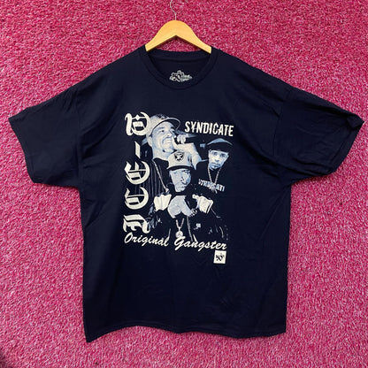 Ice-T Rhyme Syndicate 50th Anniversary of Hip Hop Graphic T-Shirt 2XL