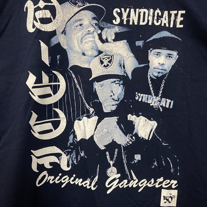 Ice-T Rhyme Syndicate 50th Anniversary of Hip Hop Graphic T-Shirt 2XL