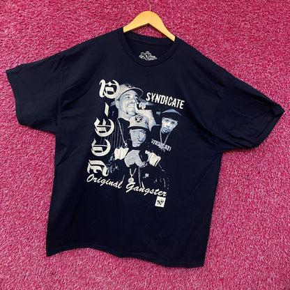 Ice-T Rhyme Syndicate 50th Anniversary of Hip Hop Graphic T-Shirt 2XL