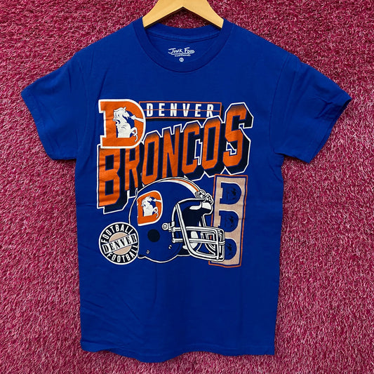 Junk Food Clothing Denver Broncos Checkdown Flea Market T-shirt XS