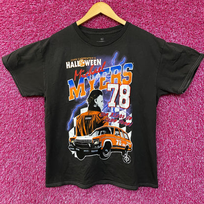 John Carpenter's Halloween Michael Myers Racing 78 T-Shirt Large