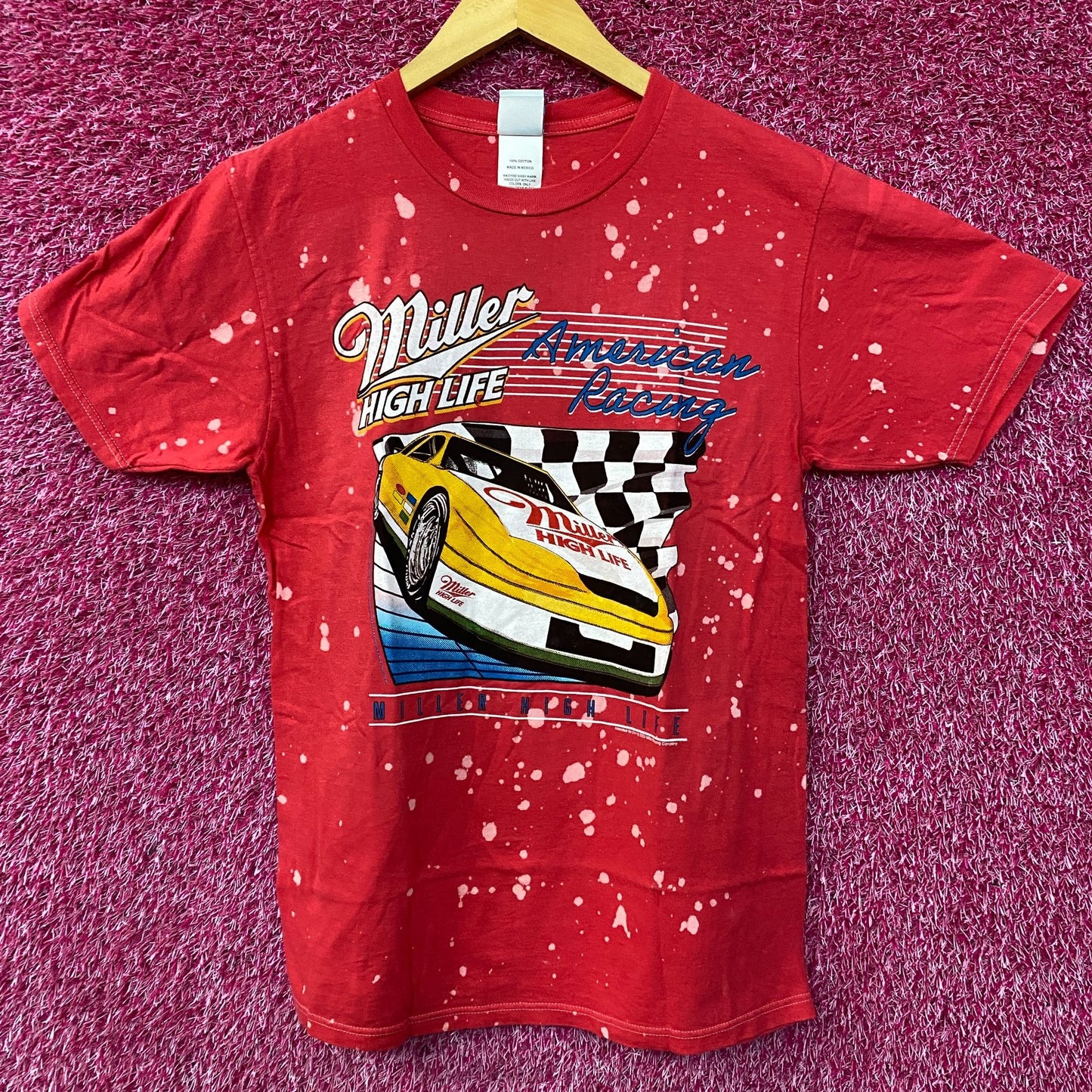 Miller High Life American Racing Graphic T-Shirt Small