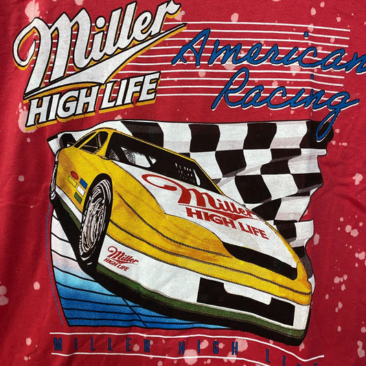 Miller High Life American Racing Graphic T-Shirt Small