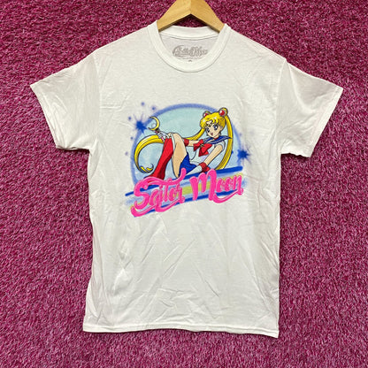 Sailor Moon Usagi Tsukino Airbrush Style Anime T-Shirt Small