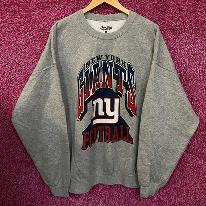 Junk Food Clothing New York Giants Heather Gray Crewneck Pullover Sweatshirt XL