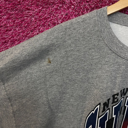 Junk Food Clothing New York Giants Heather Gray Crewneck Pullover Sweatshirt XL