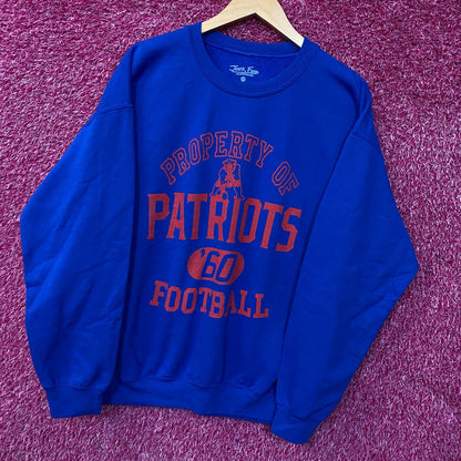 Junk Food Clothing New England Patriots Property Flea Market Crew Fleece Medium