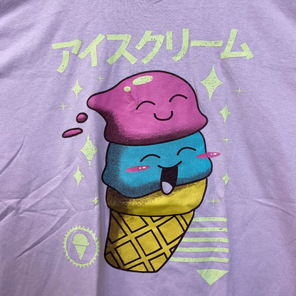 Threadless Cute Kawaii Ice Cream Pink Tshirt Size XL