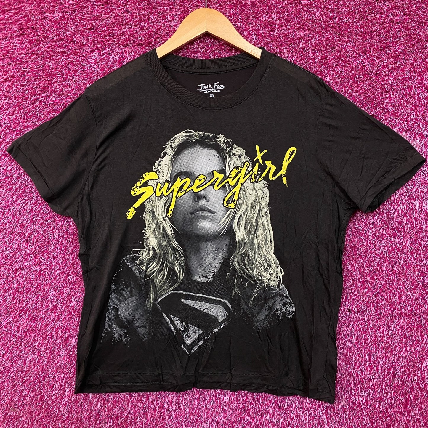 Junk Food Clothing Supergirl X Blondie The Original Women's Tissue T-Shirt XL