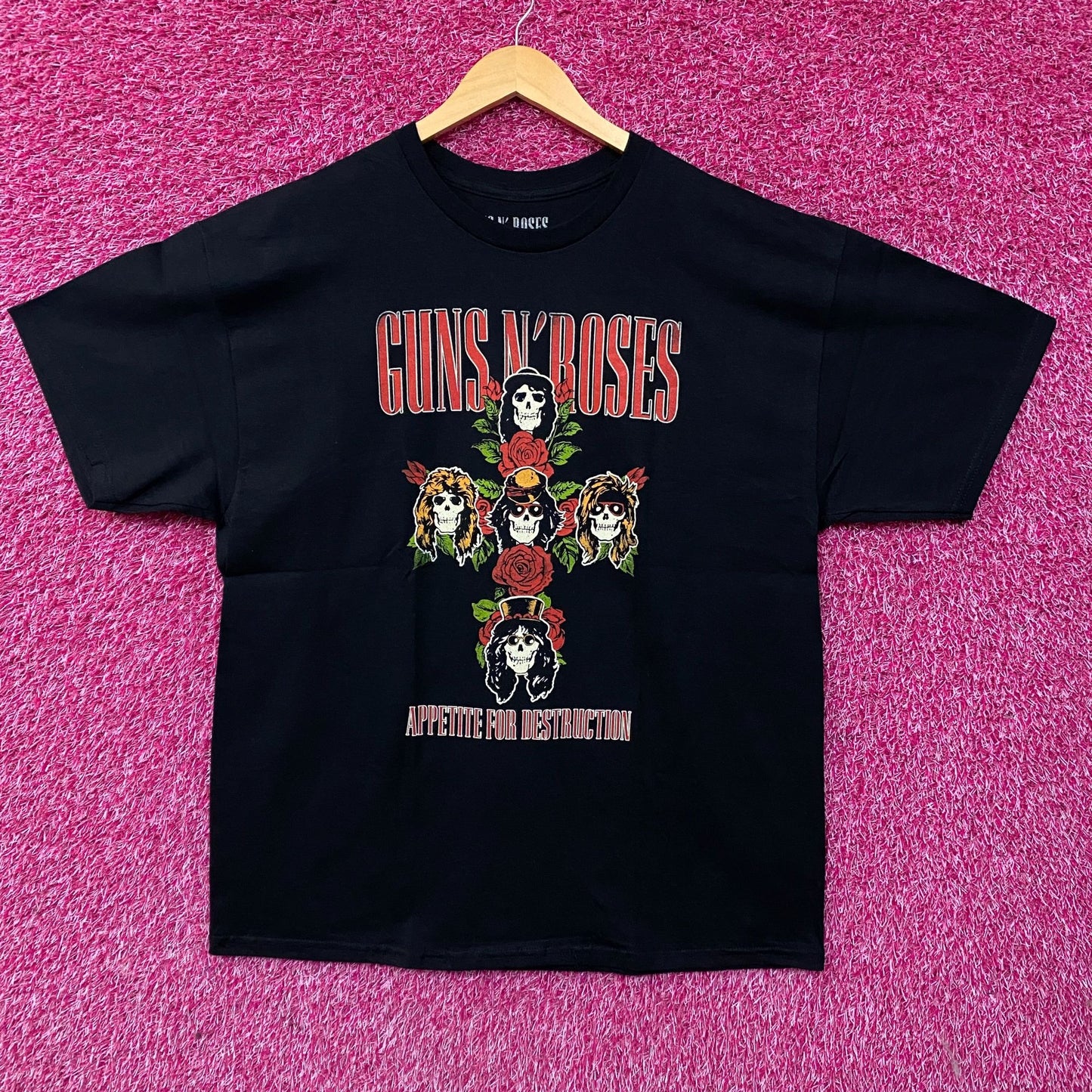 Guns N' Roses Appetite for Destruction Rock Band T-Shirt XL