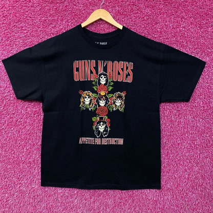 Guns N' Roses Appetite for Destruction Rock Band T-Shirt XL