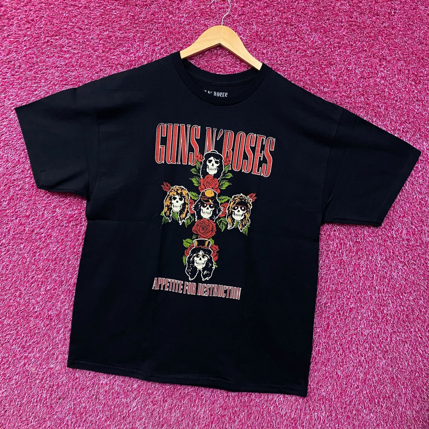 Guns N' Roses Appetite for Destruction Rock Band T-Shirt XL