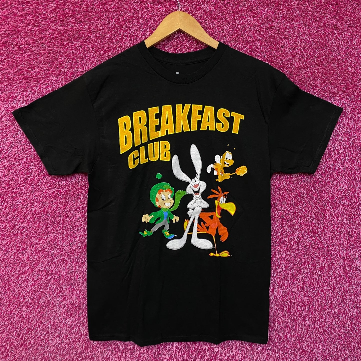 Breakfast club Lucky Charms, Trix Cereal Tshirt size medium