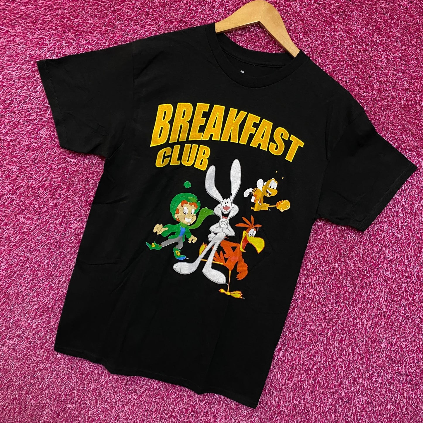 Breakfast club Lucky Charms, Trix Cereal Tshirt size medium