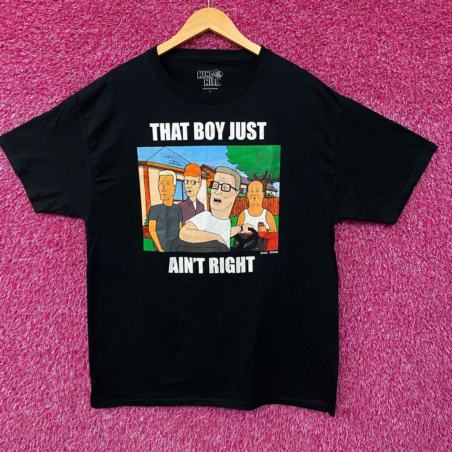 King of the Hill That Boy Just Ain't Right Graphic T-Shirt Large
