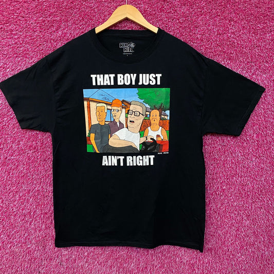 King of the Hill That Boy Just Ain't Right Graphic T-Shirt Large