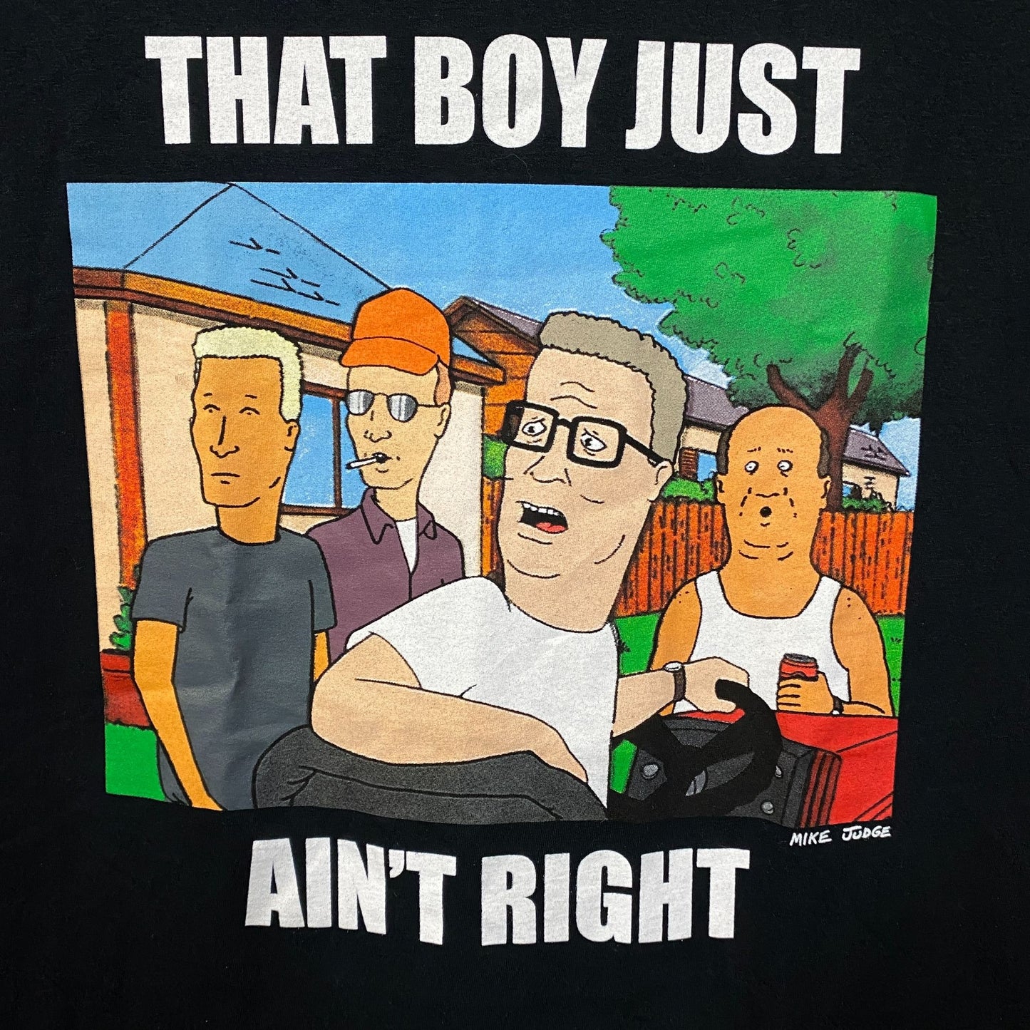King of the Hill That Boy Just Ain't Right Graphic T-Shirt Large