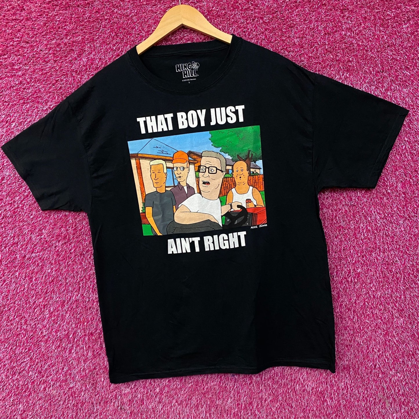 King of the Hill That Boy Just Ain't Right Graphic T-Shirt Large