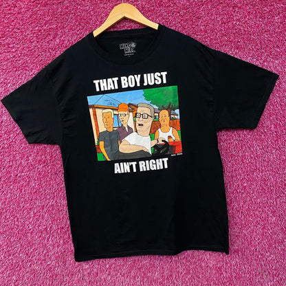 King of the Hill That Boy Just Ain't Right Graphic T-Shirt Large
