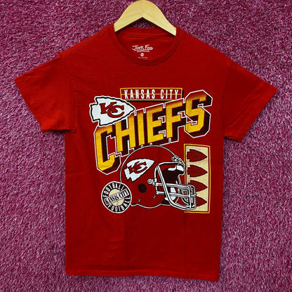 Junk Food Clothing NFL Kansas City Chiefs Checkdown Flea Market Tee XS