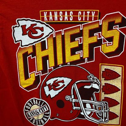 Junk Food Clothing NFL Kansas City Chiefs Checkdown Flea Market Tee XS