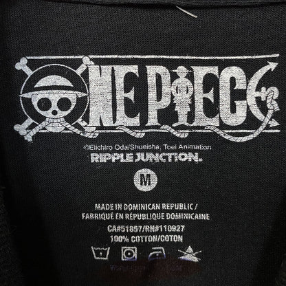 One Piece Anime Cat Burglar Nami Teal Logo T-Shirt Medium