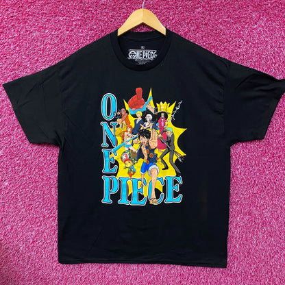 One Piece The Straw Hats Dressrosa Arc Anime T-Shirt XL