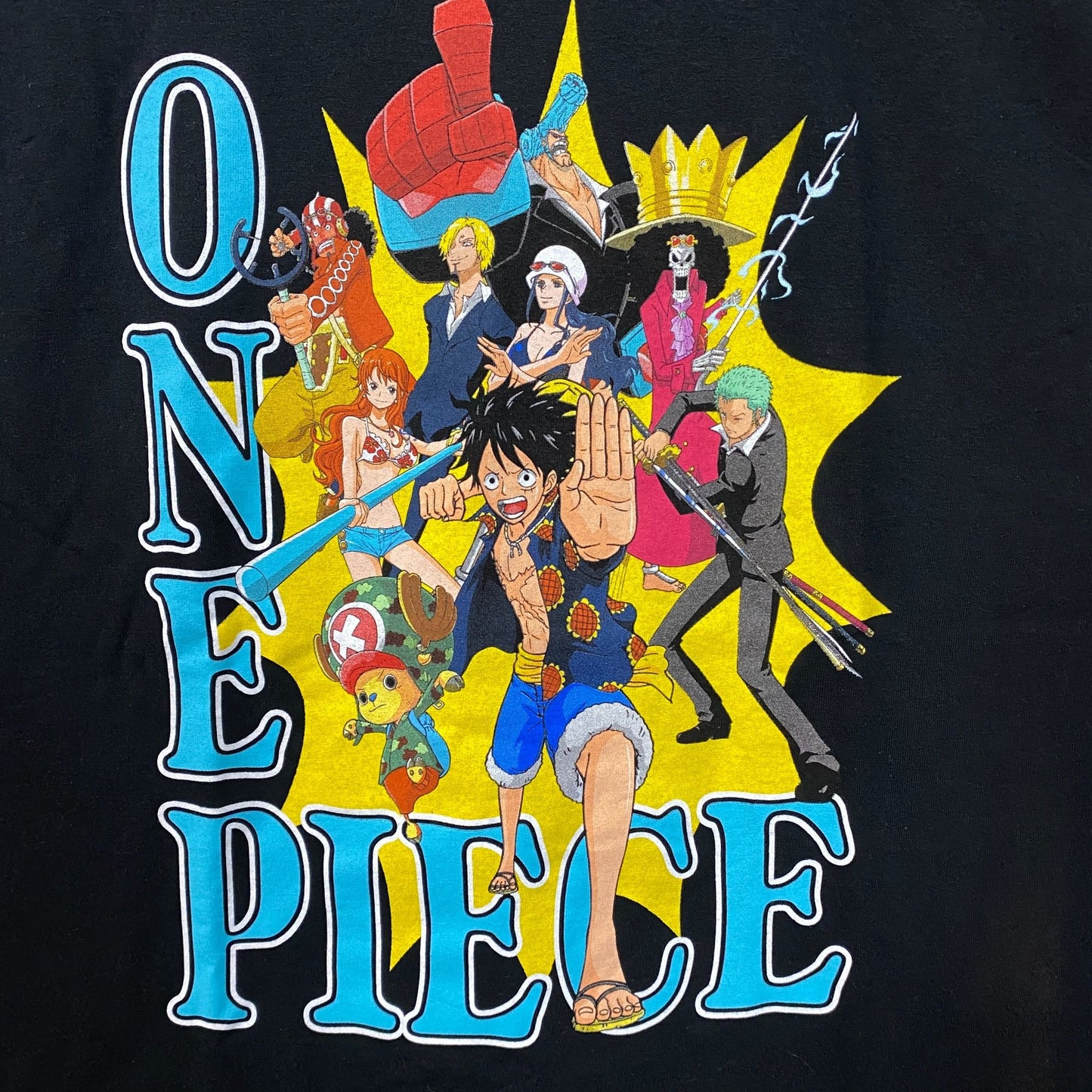One Piece The Straw Hats Dressrosa Arc Anime T-Shirt XL