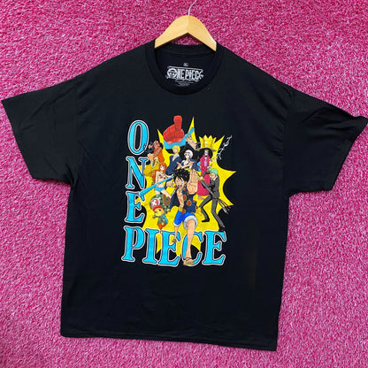 One Piece The Straw Hats Dressrosa Arc Anime T-Shirt XL