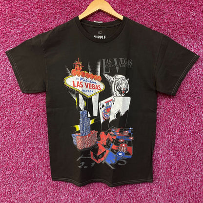 Ripple Junction Vegas Casino Viva Las Vegas Streetwear Tee Large
