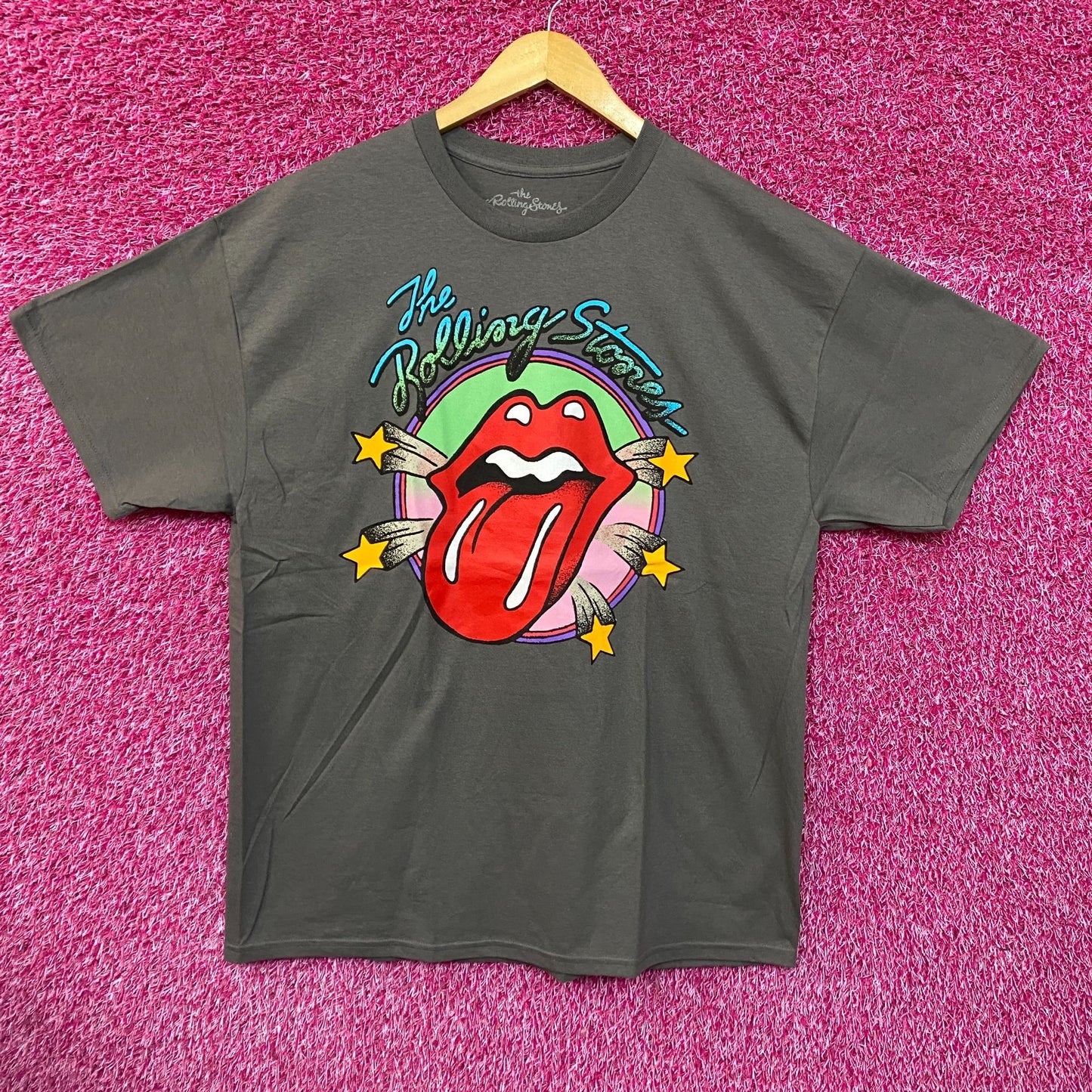 The Rolling Stones Hot Lips Logo Tshirt size Extra Large