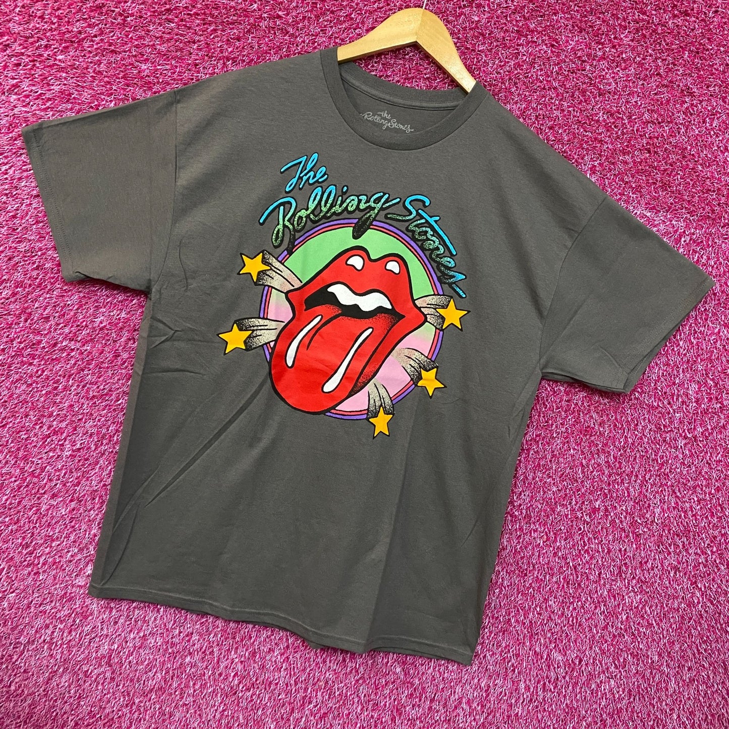 The Rolling Stones Hot Lips Logo Tshirt size Extra Large