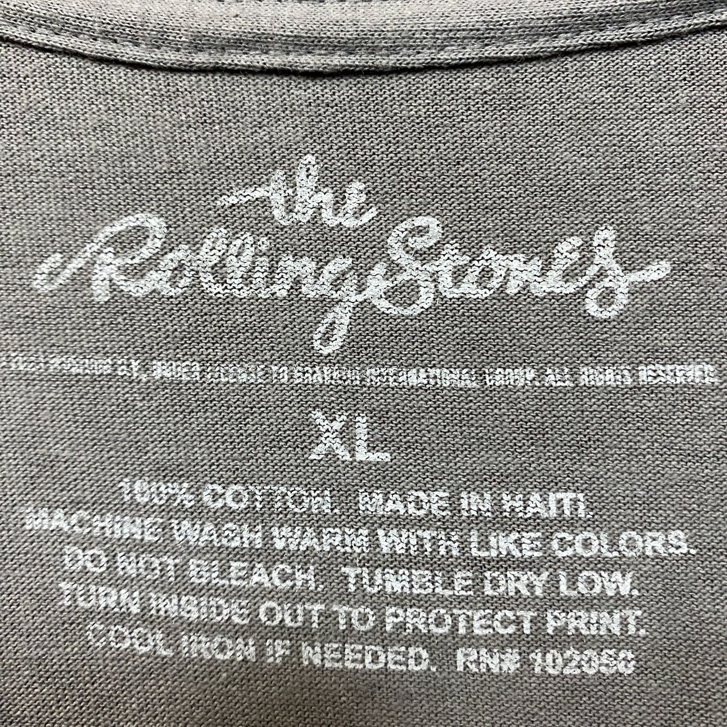 The Rolling Stones Hot Lips Logo Tshirt size Extra Large