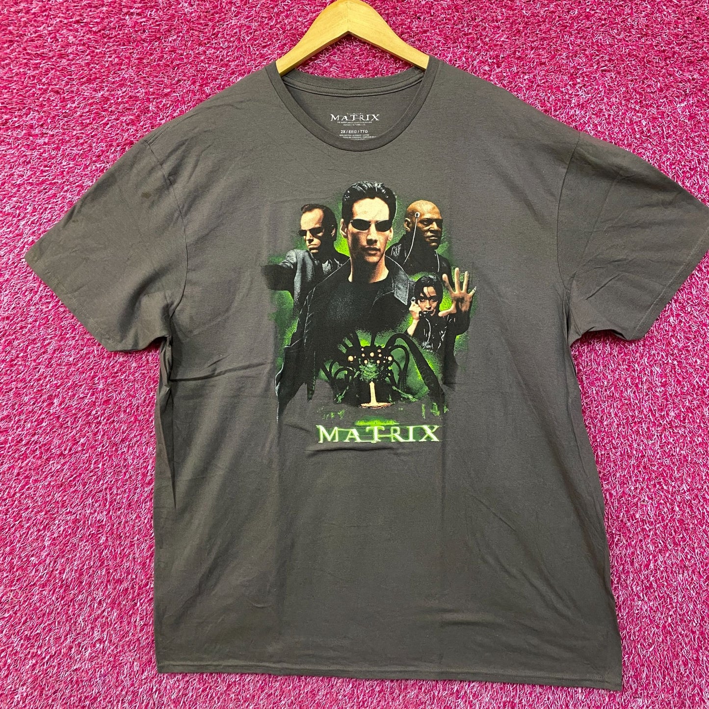 The Martix Cast Movie Poster T-Shirt 2XL