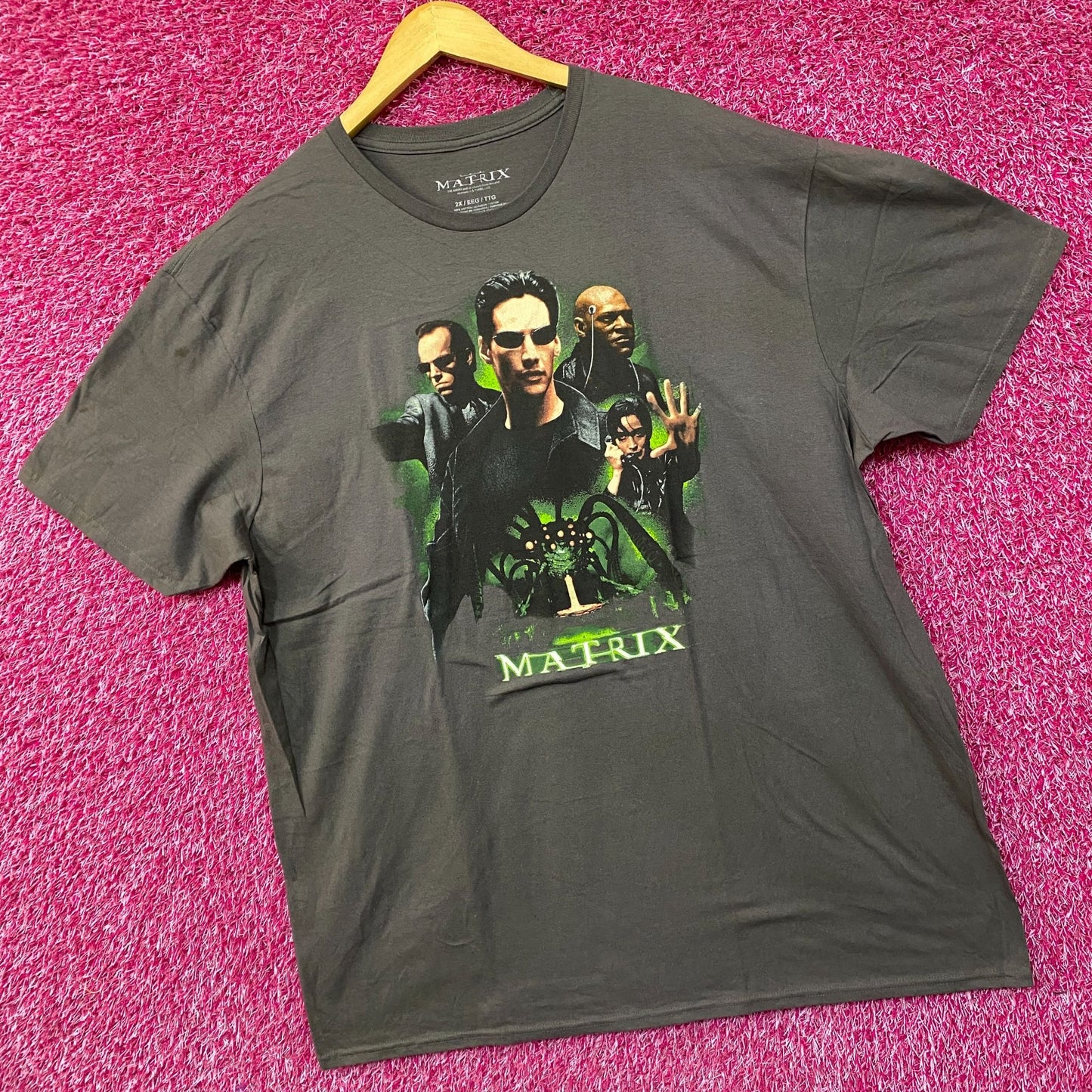 The Martix Cast Movie Poster T-Shirt 2XL