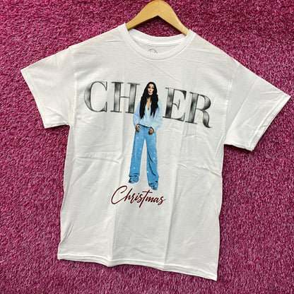 Cher Christmas Short Sleeve Graphic T-Shirt Medium