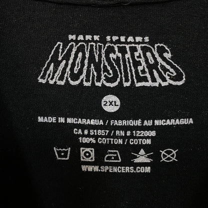 Mark Spears Monsters Nun Horror Graphic T-Shirt 2XL