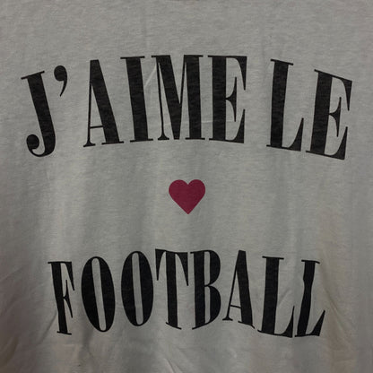 Junk Food Clothing "J'aime le Football" Women's Graphic Tee Small