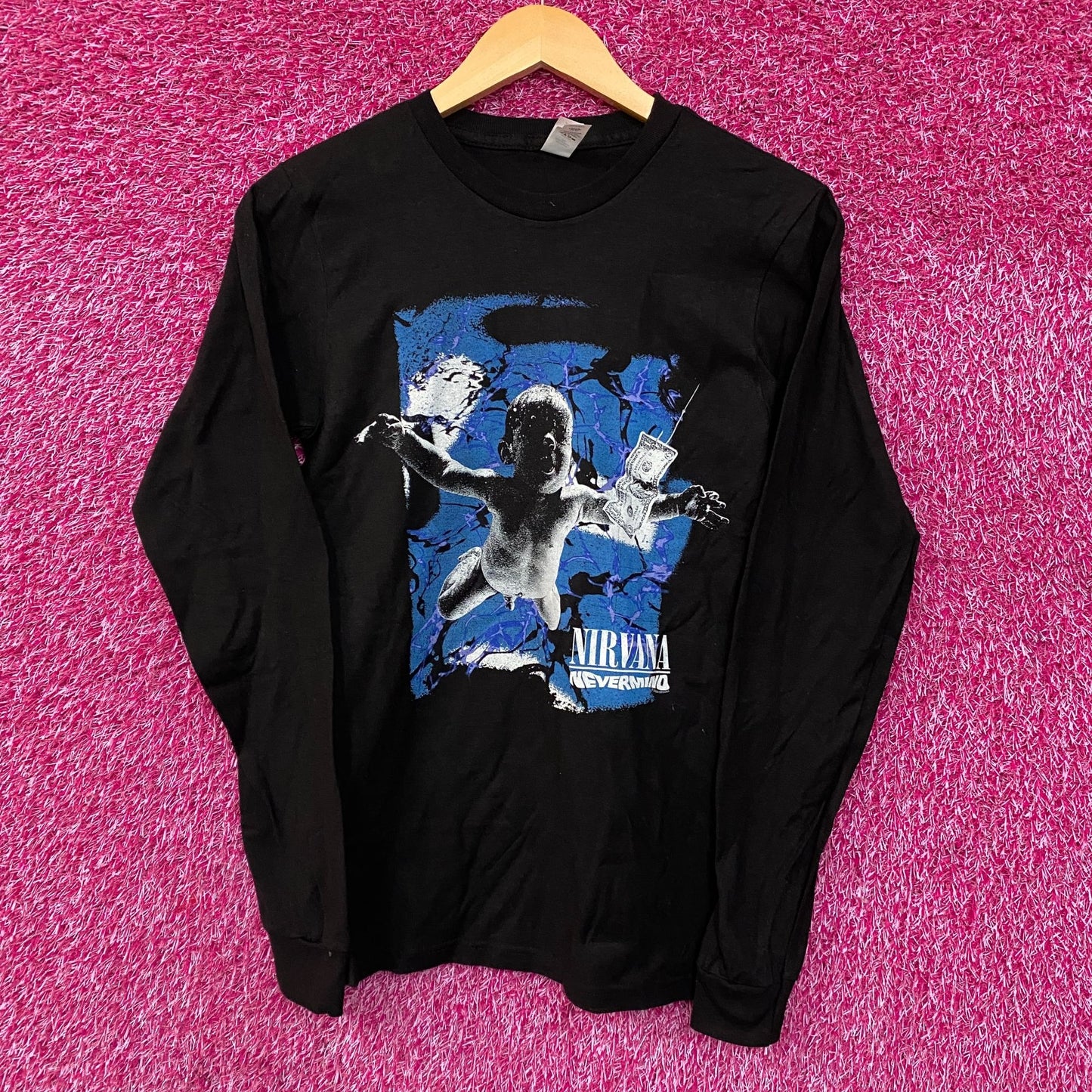 Nirvana Nevermind Cracked Graphic Long Sleeve T-Shirt XS