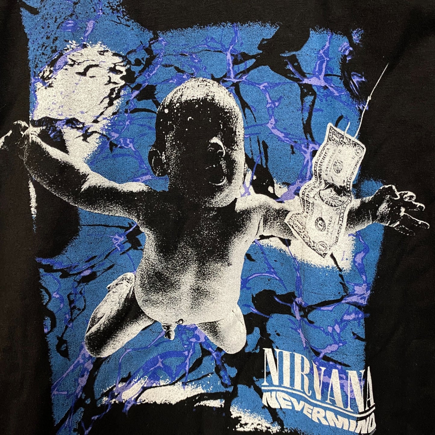 Nirvana Nevermind Cracked Graphic Long Sleeve T-Shirt XS