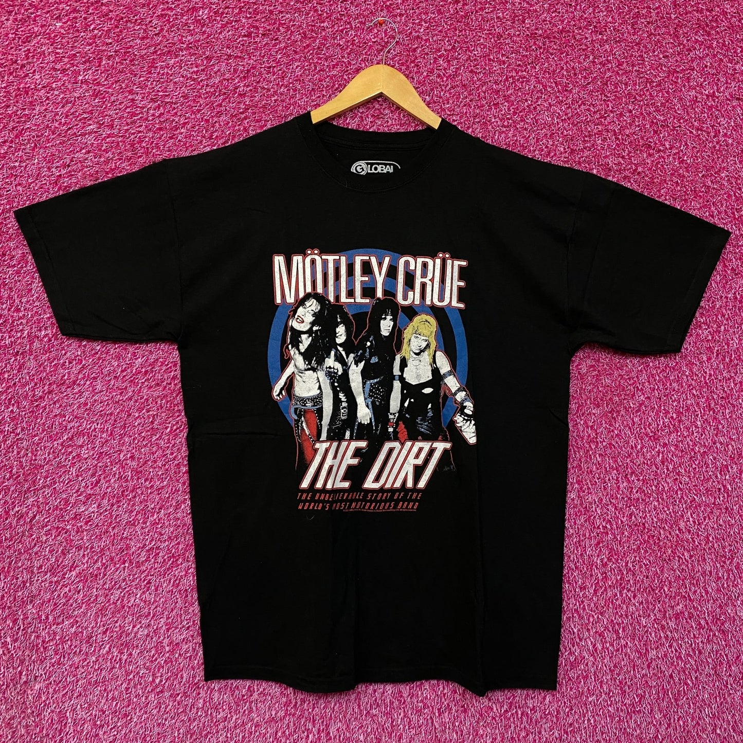 Motley Crue The Dirt Biopic Movie Promo Heavy Metal Tee XL