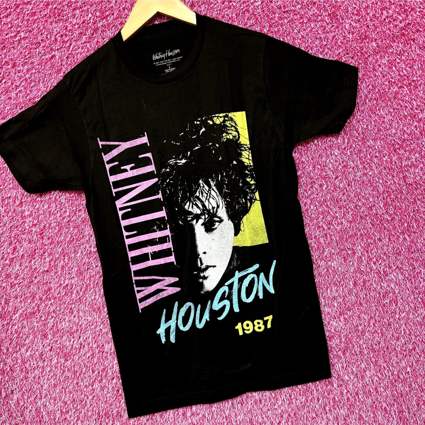 Whitney Houston 1987 Alternate Album Art Dance Pop Tee S