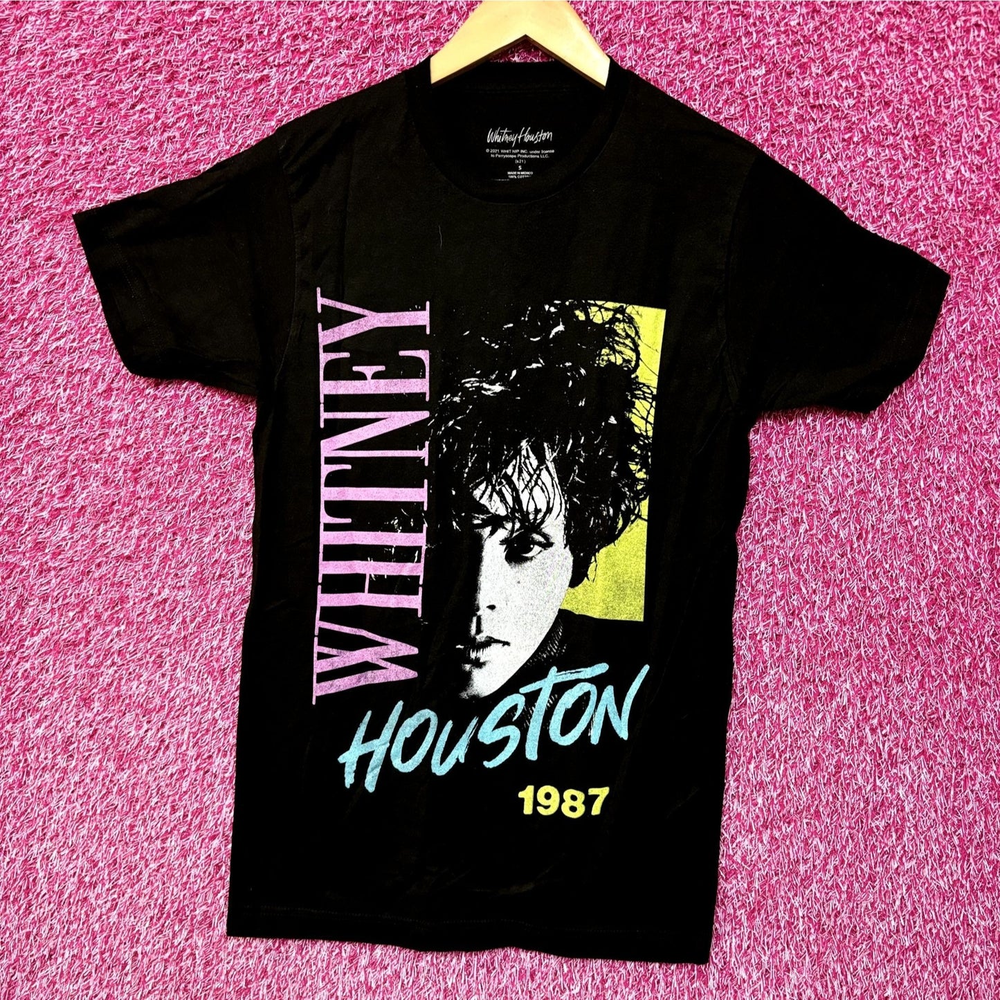 Whitney Houston 1987 Alternate Album Art Dance Pop Tee S