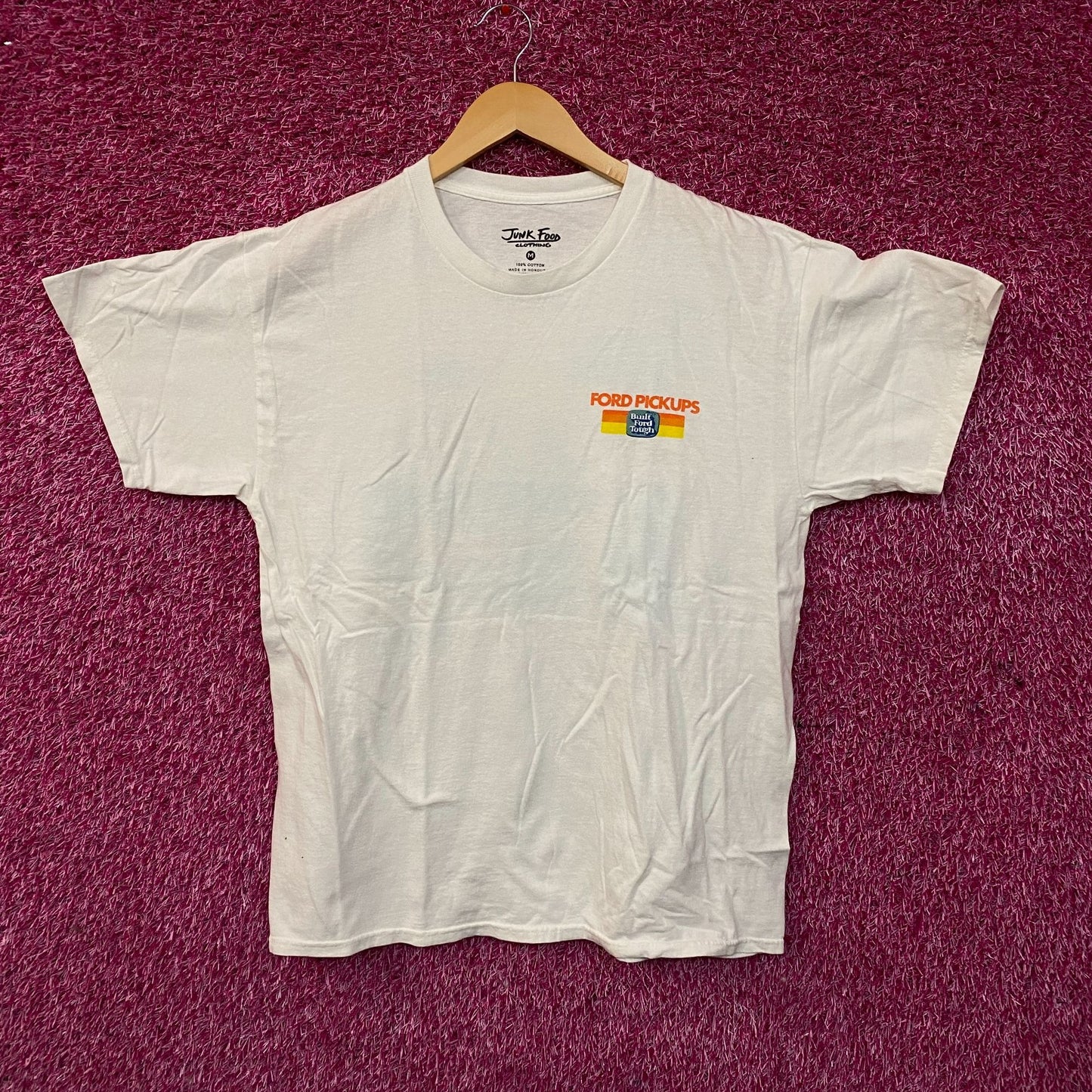 Junk Food Ford Pickups Trucks 1976 Graphic T-Shirt Medium