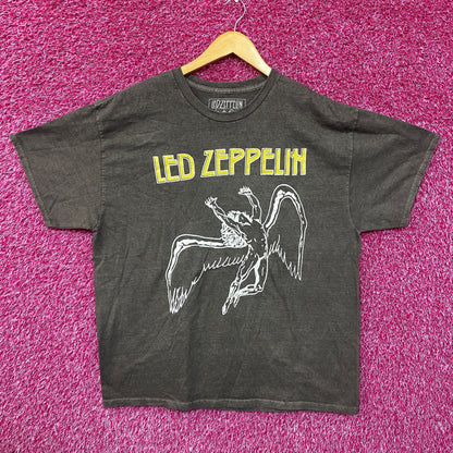 Led Zeppelin Icarus Gray T-Shirt Medium